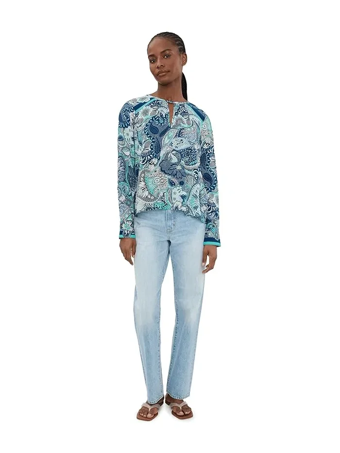 Блуза с принтом Petite Long Sleeve Woven Top Liverpool Los Angeles — 2
