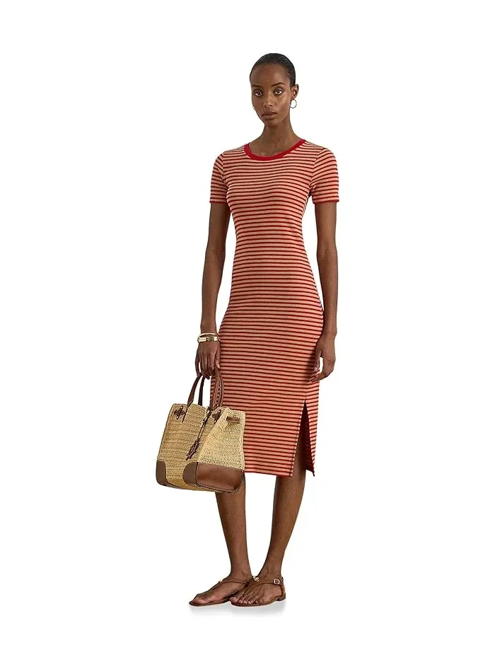Платье полосатое трикотажное Lauren Ralph Lauren — 1
