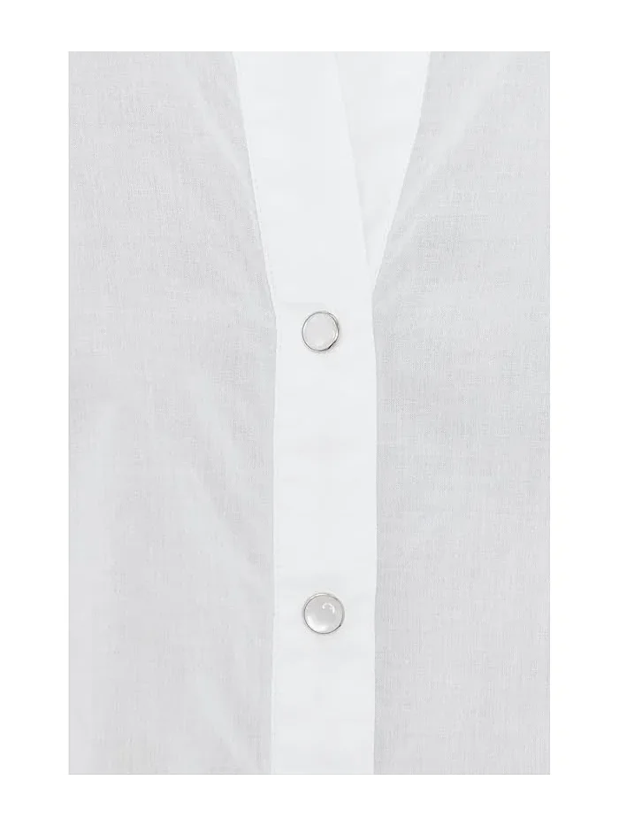 Рубашка хлопковая Core Cotton Shirt NIC+ZOE — 5