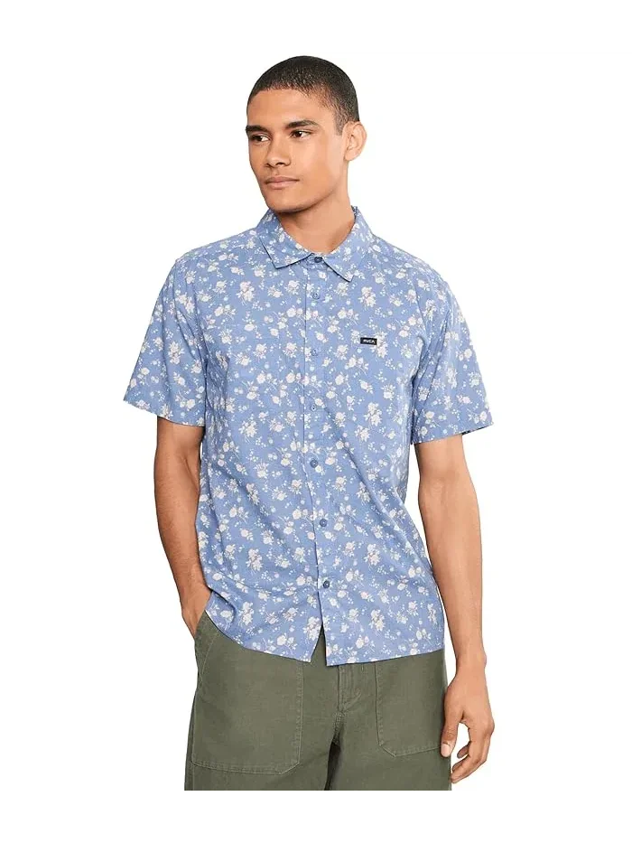 Рубашка с принтом Breezy Short Sleeve RVCA — 1