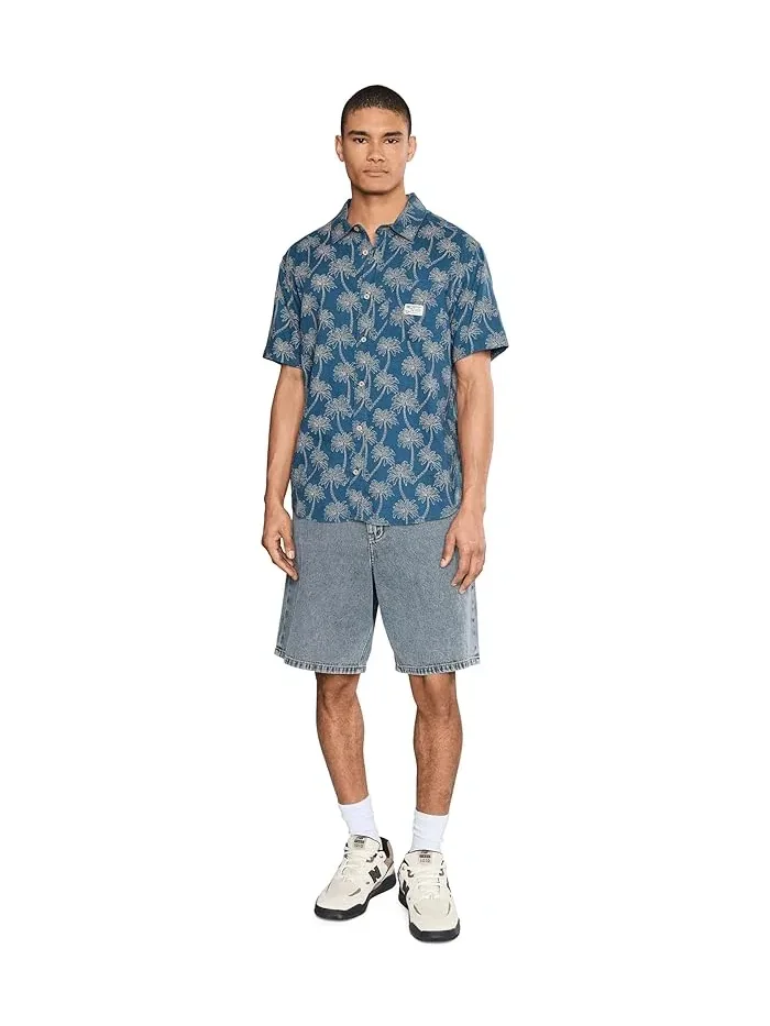 Рубашка с коротким рукавом полосатая Exotica RVCA — 2