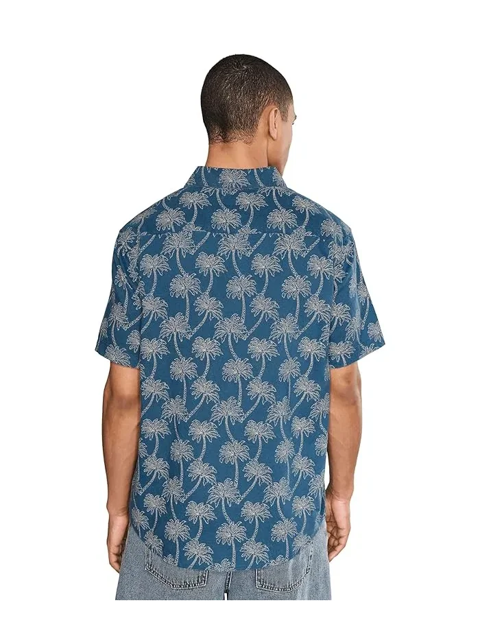 Рубашка с коротким рукавом полосатая Exotica RVCA — 4
