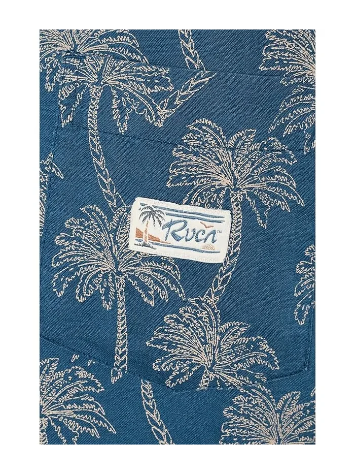 Рубашка с коротким рукавом полосатая Exotica RVCA — 5