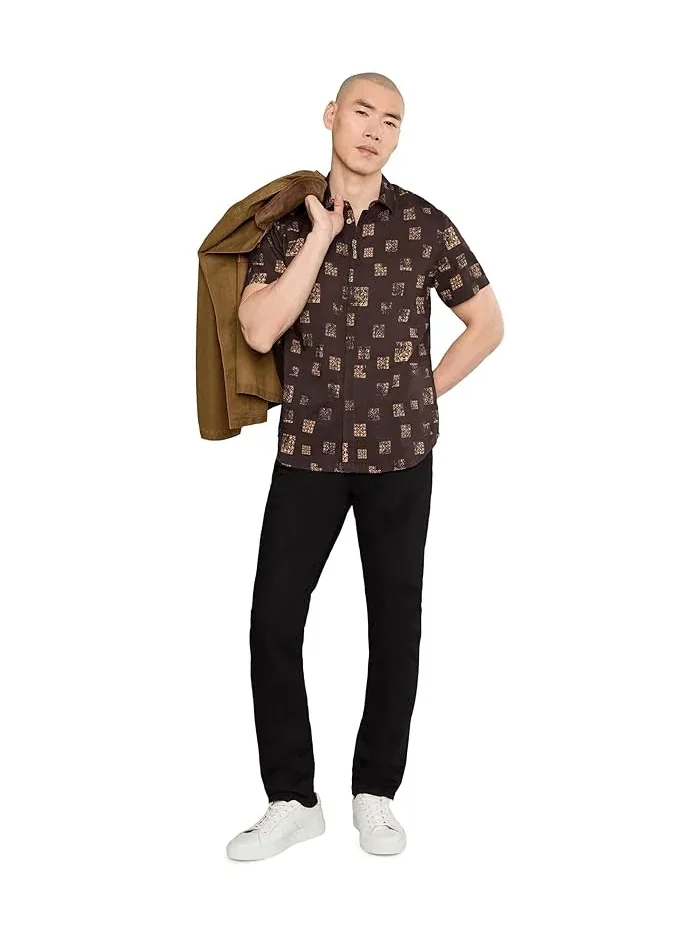 Рубашка с принтом Loren W690S26 John Varvatos — 2