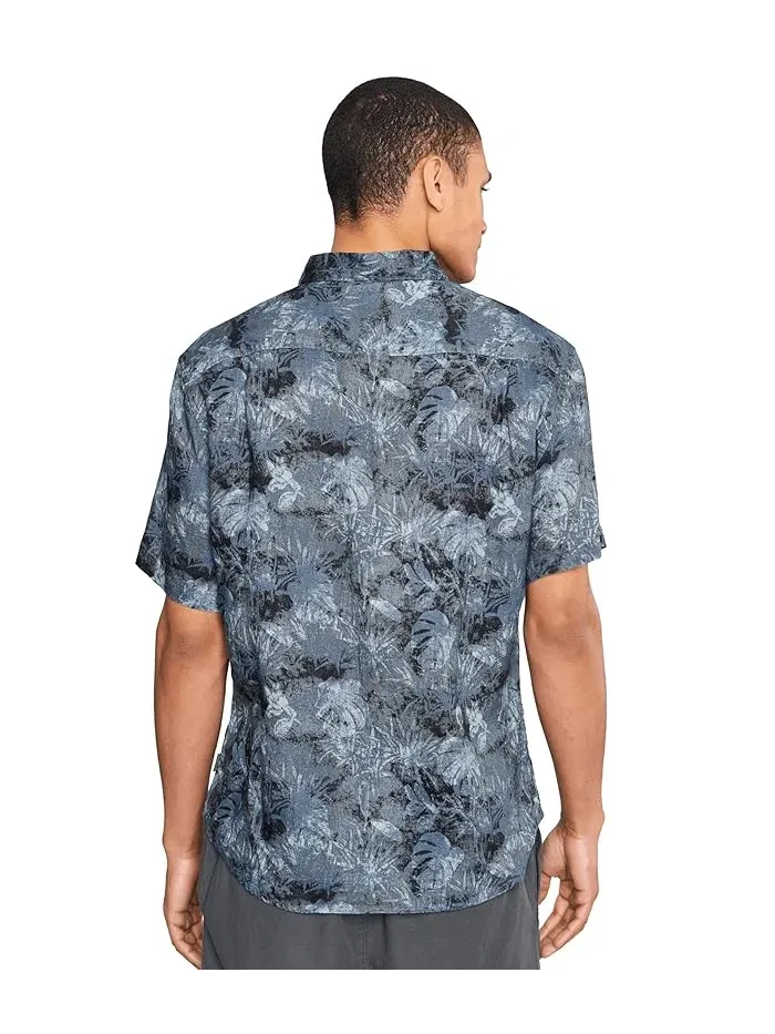 Рубашка с принтом Sean Short Sleeve French Placket Shirt John Varvatos — 4