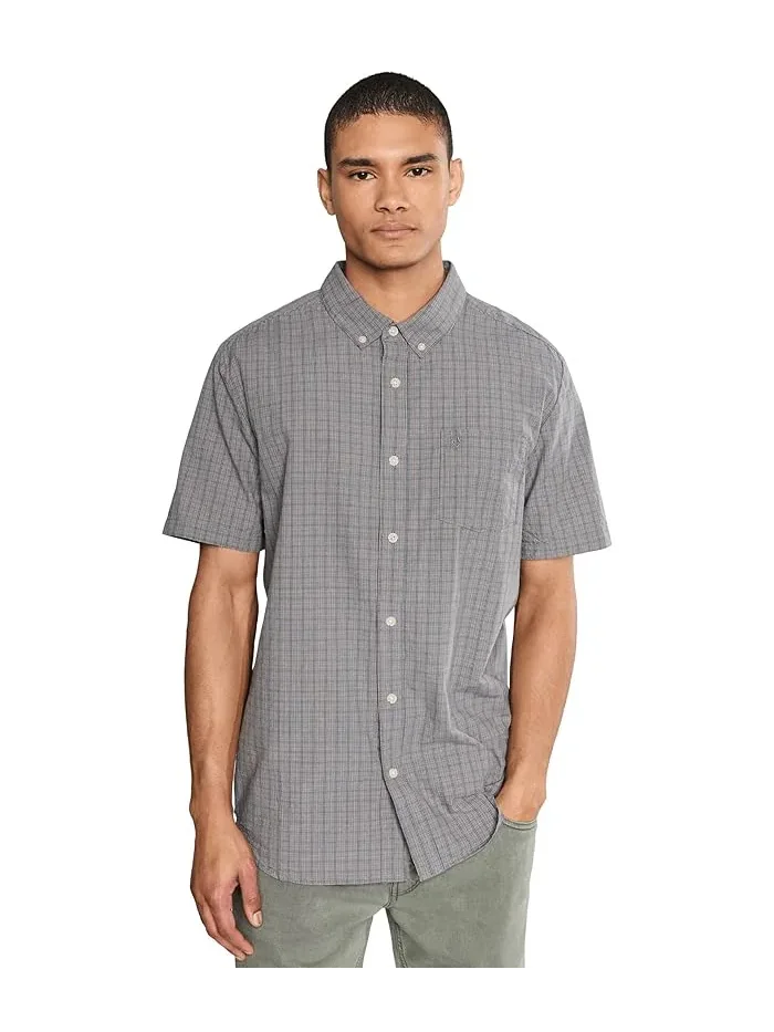 Рубашка с коротким рукавом микроплед Brewster Volcom — 1