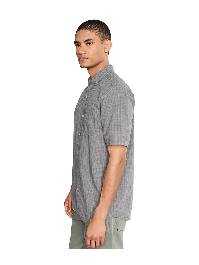 Рубашка с коротким рукавом микроплед Brewster Volcom — 3