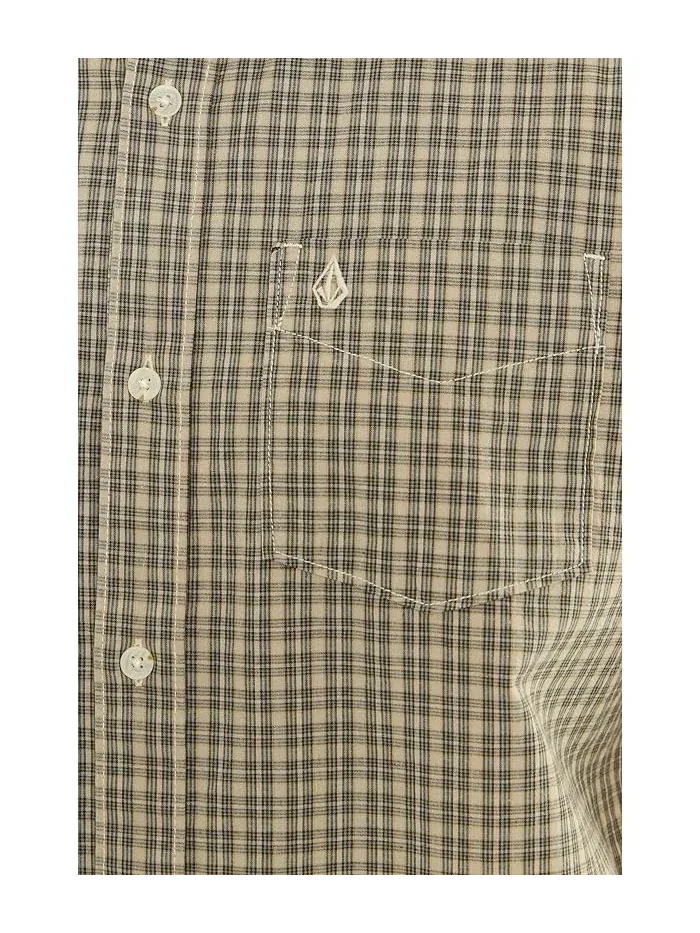 Рубашка с коротким рукавом микроплед Brewster Volcom — 5