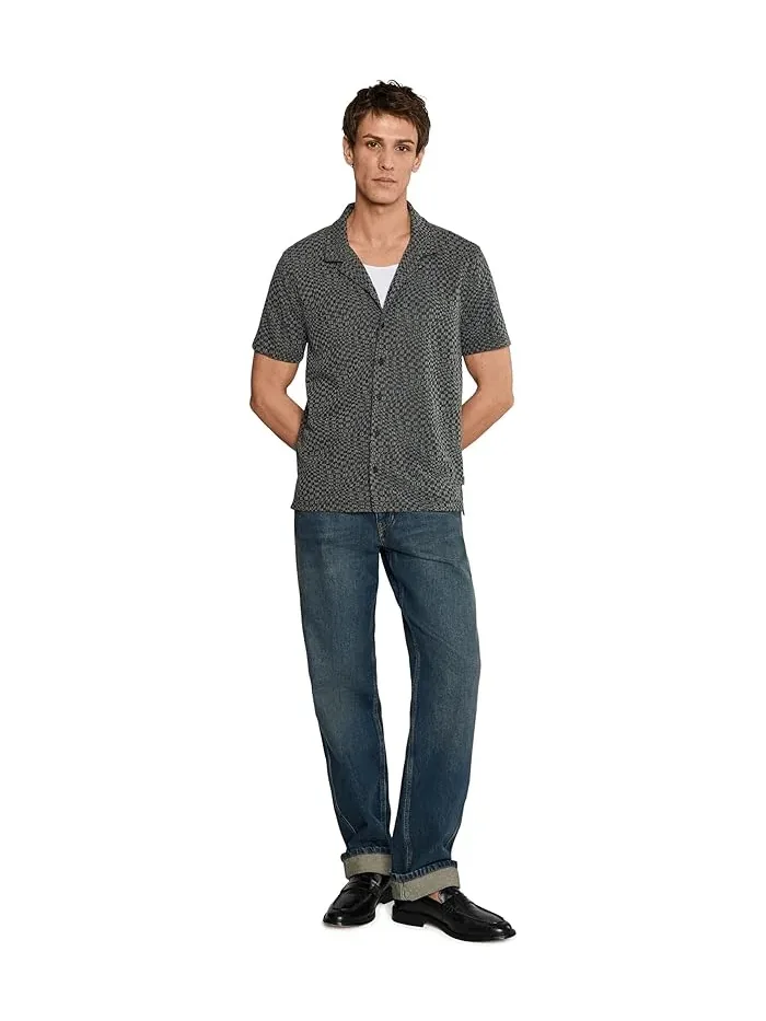 Рубашка с воротником-стойкой Cillian Camp Collar John Varvatos — 2
