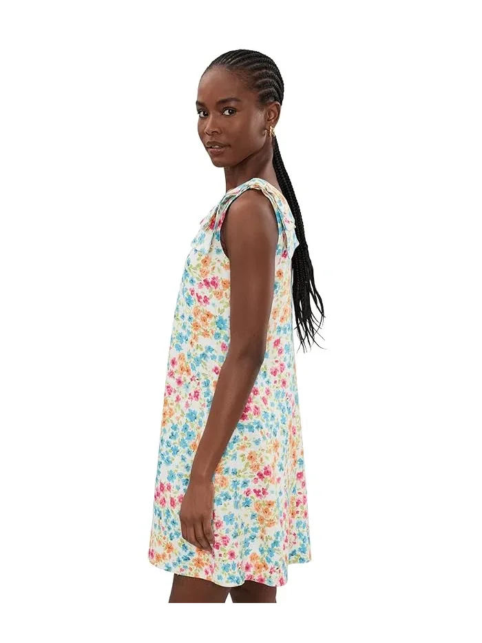 Платье А-силуэта с цветочным принтом Floral Bow Strap A-Line Dress CeCe — 3