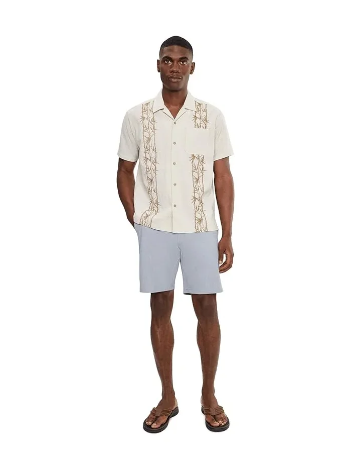 Рубашка с вышивкой Sano Camp Embroidered Short Sleeve Hurley — 2