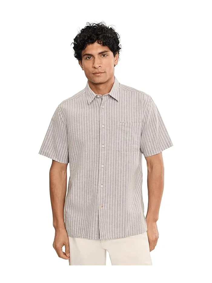 Рубашка поло Nelson хлопок и лен Barbour — 1