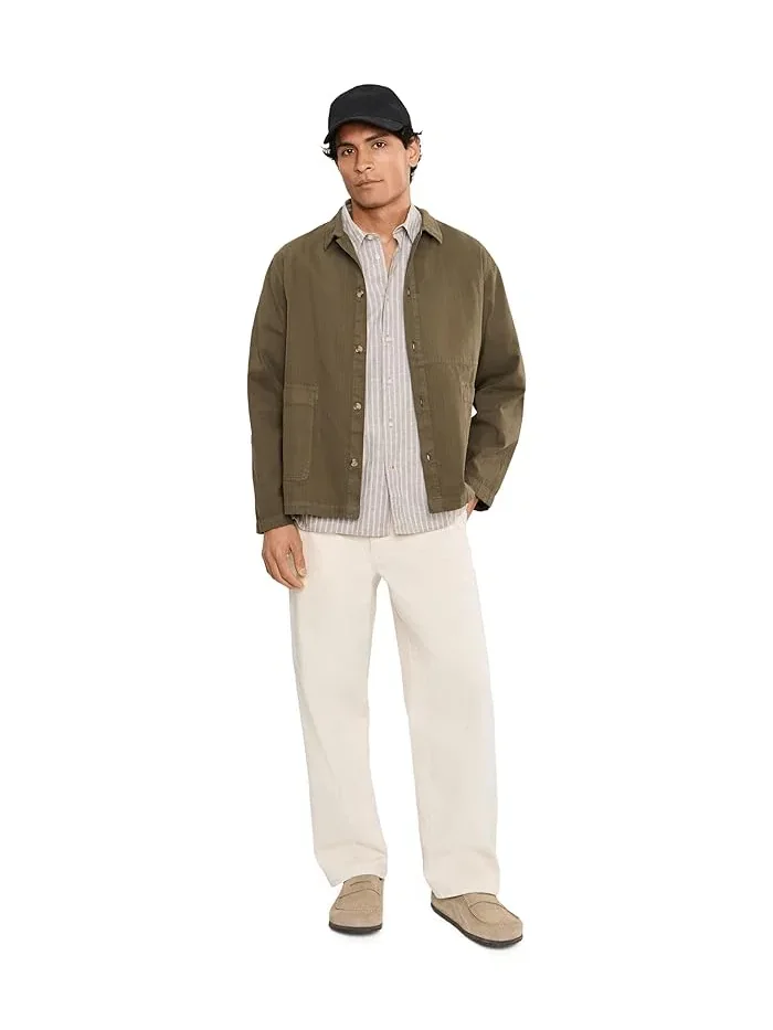 Рубашка поло Nelson хлопок и лен Barbour — 2