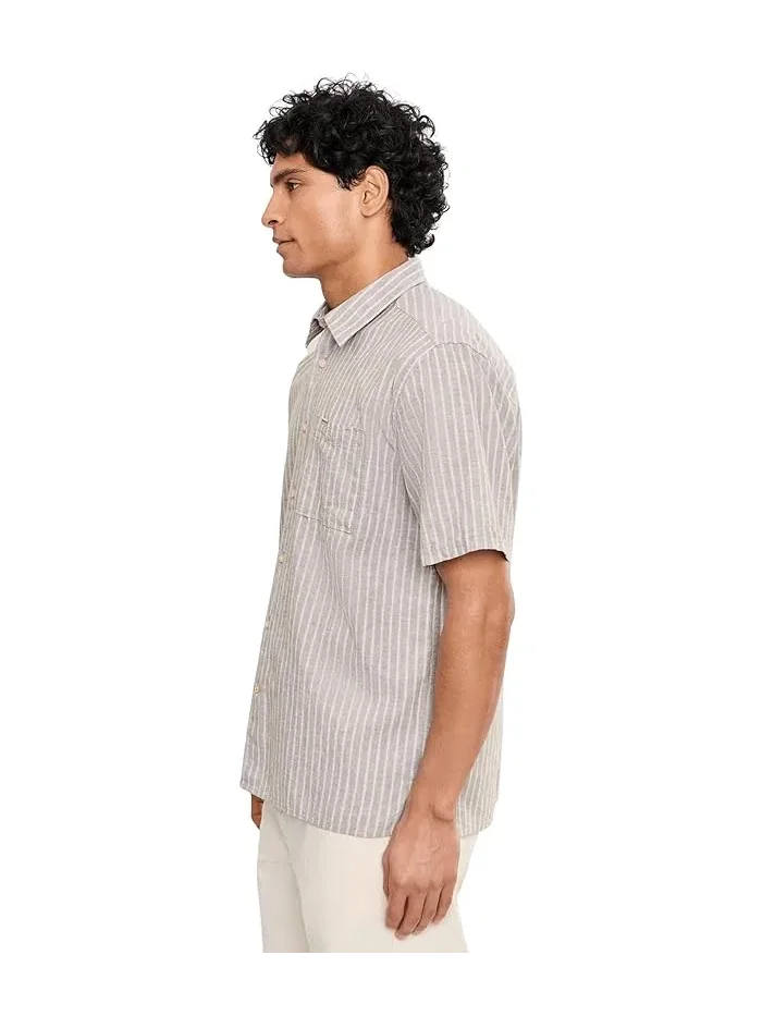 Рубашка поло Nelson хлопок и лен Barbour — 3