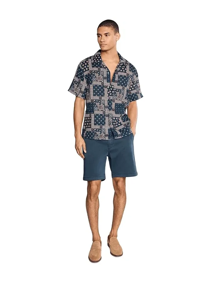 Рубашка с цветочным принтом Dan Camp Collar Shirt John Varvatos — 2