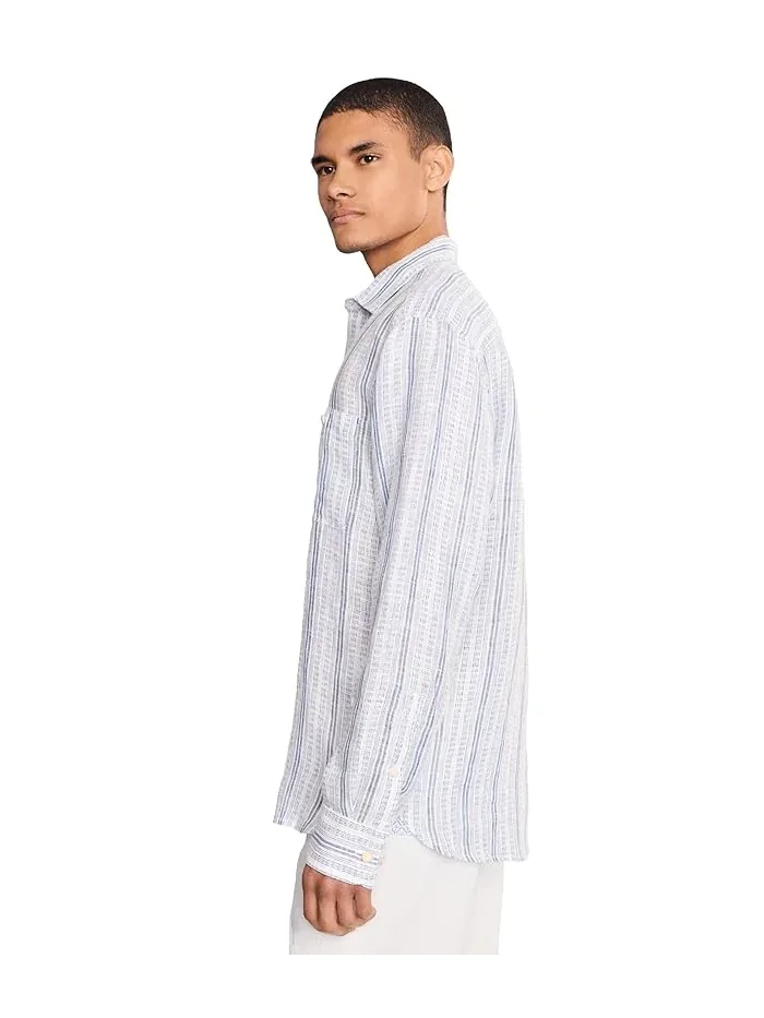 Рубашка с полосками Blue Royal Stripe Tommy Bahama — 3