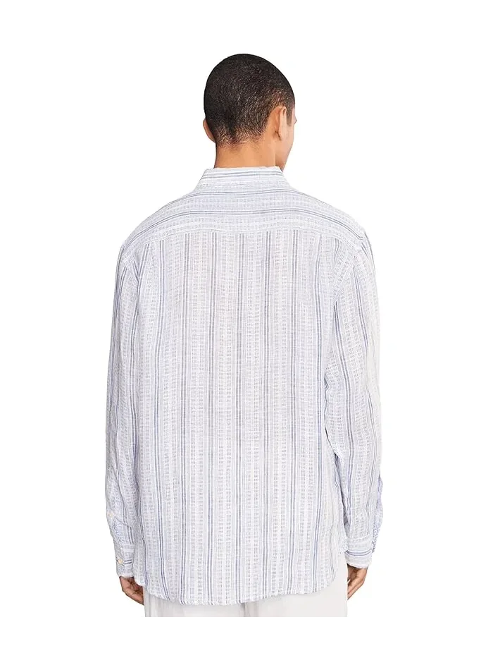 Рубашка с полосками Blue Royal Stripe Tommy Bahama — 4