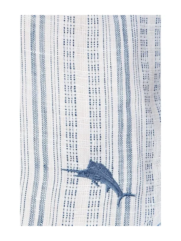 Рубашка с полосками Blue Royal Stripe Tommy Bahama — 5