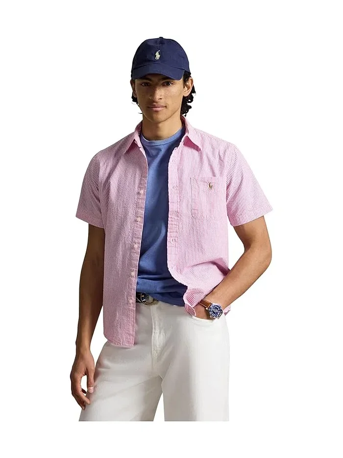 Рубашка Prepster Classic Fit Seersucker Polo Ralph Lauren — 1
