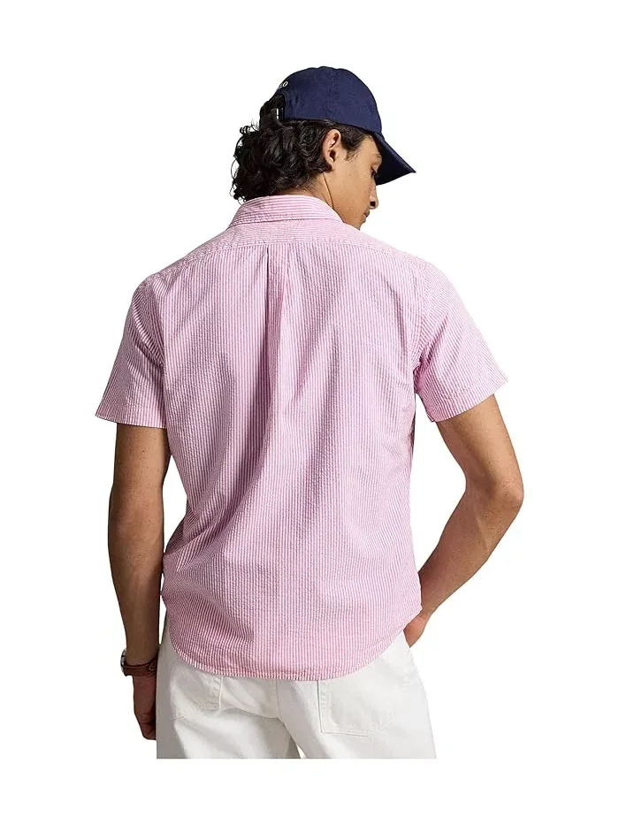 Рубашка Prepster Classic Fit Seersucker Polo Ralph Lauren — 3