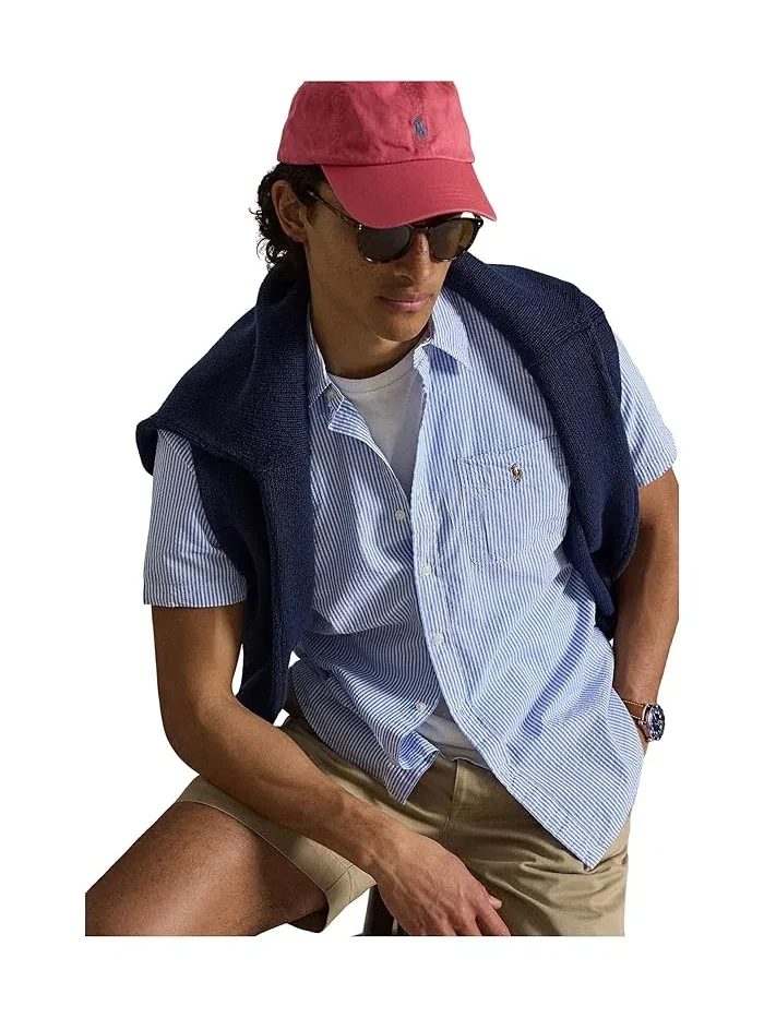 Рубашка из сирсакера Prepster Classic Fit Polo Ralph Lauren — 5