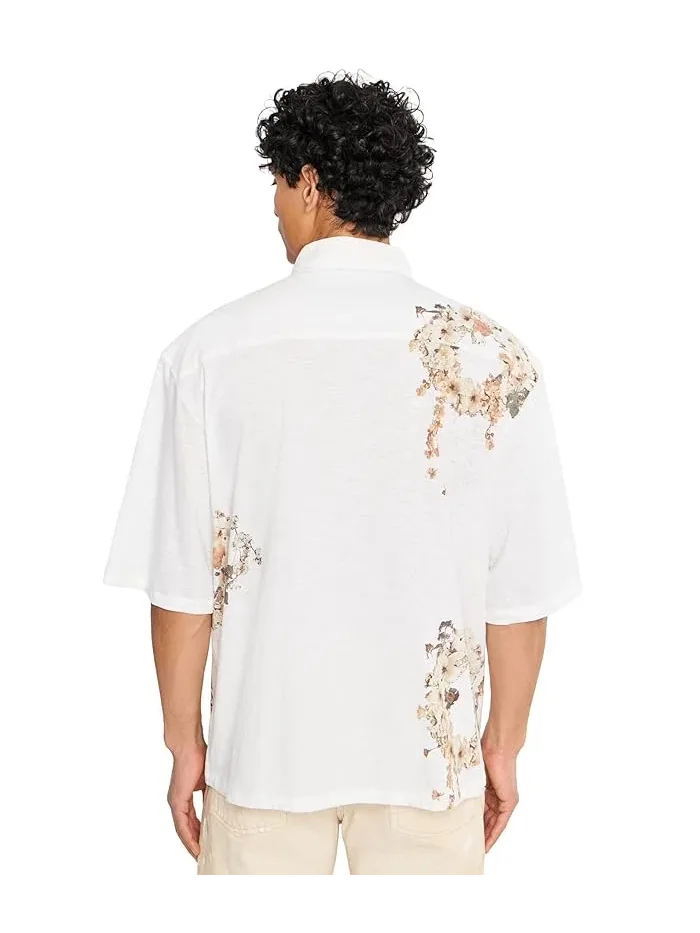 Рубашка с принтом Fleur Lis AllSaints — 4