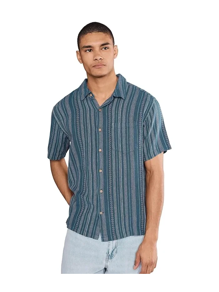 Рубашка с коротким рукавом в полоску Oceanside Hurley — 1