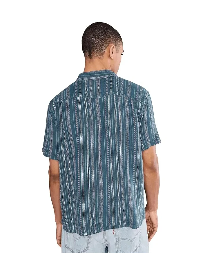 Рубашка с коротким рукавом в полоску Oceanside Hurley — 4