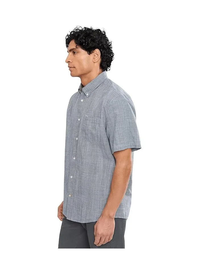 Рубашка короткий рукав Fleming из льняной смеси Barbour — 3