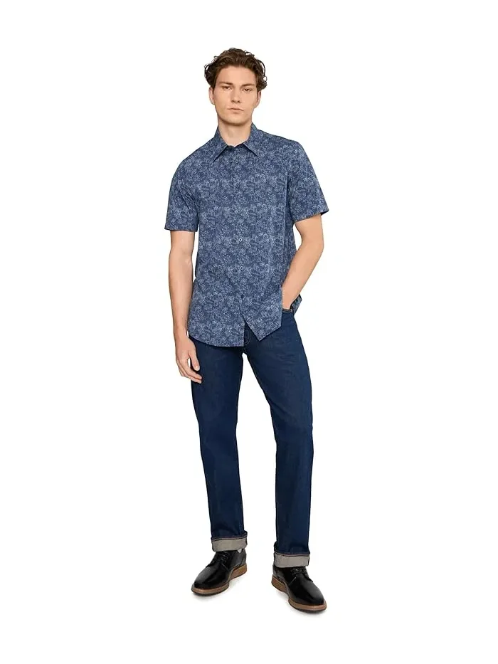 Рубашка с цветочным принтом Flower Pattern Button-Up Armani Exchange — 2
