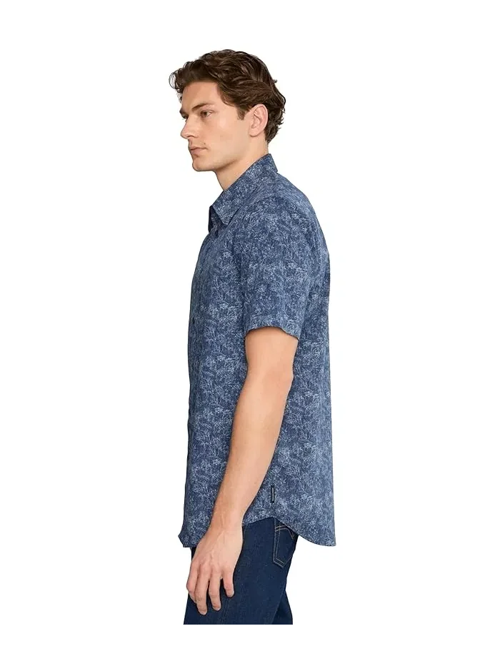Рубашка с цветочным принтом Flower Pattern Button-Up Armani Exchange — 3