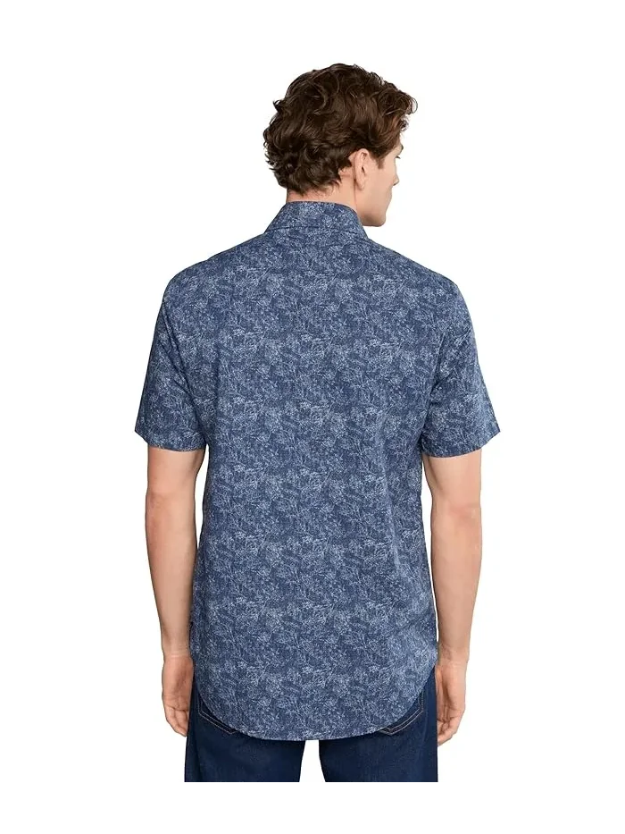 Рубашка с цветочным принтом Flower Pattern Button-Up Armani Exchange — 4