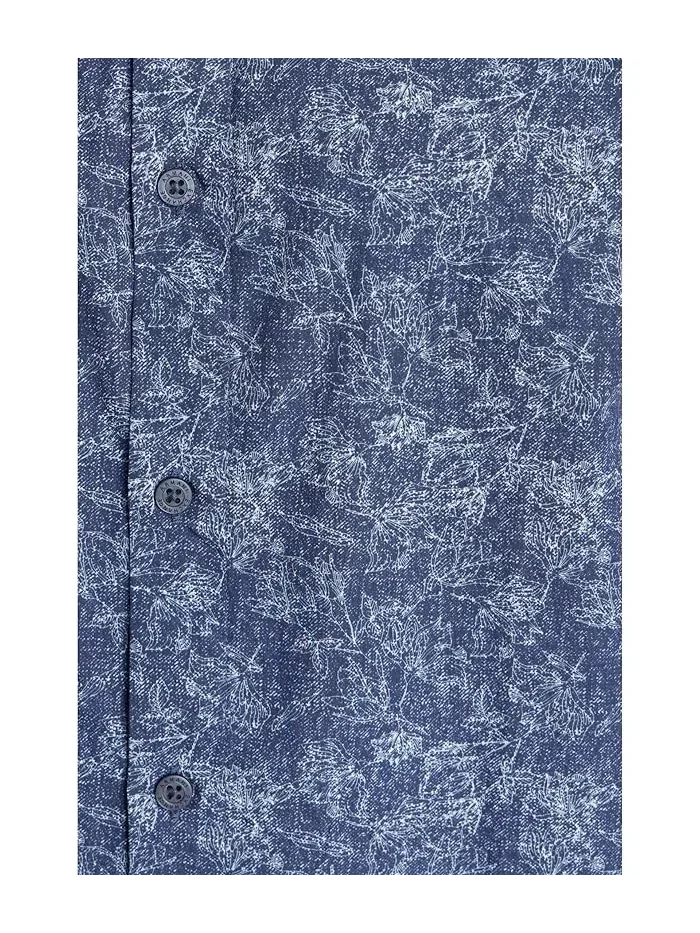 Рубашка с цветочным принтом Flower Pattern Button-Up Armani Exchange — 5