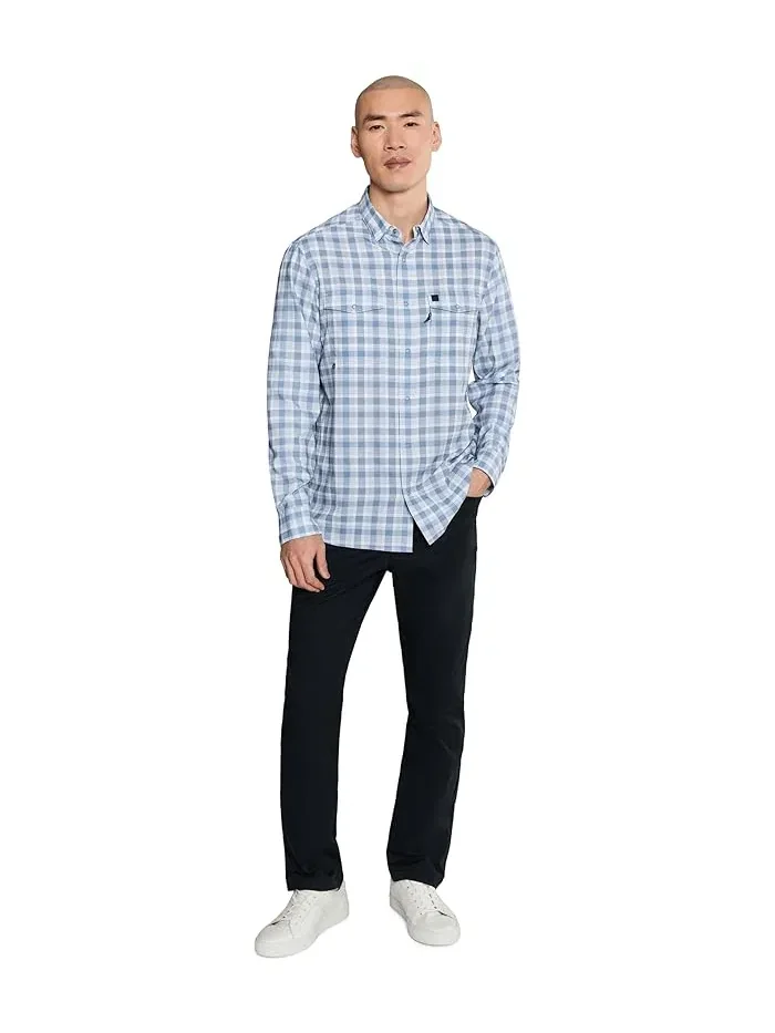 Рубашка Performance Harbor клетка Permit Vineyard Vines — 2