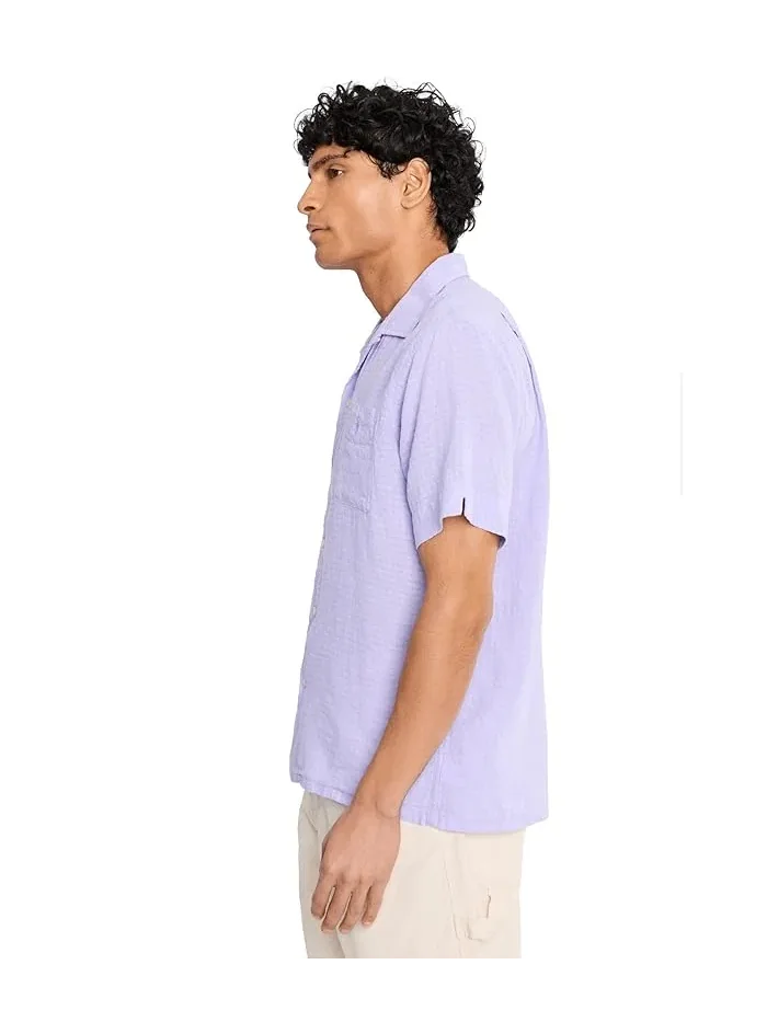 Рубашка льняная Classic Fit Linen-Blend Seersucker Shirt Polo Ralph Lauren — 3