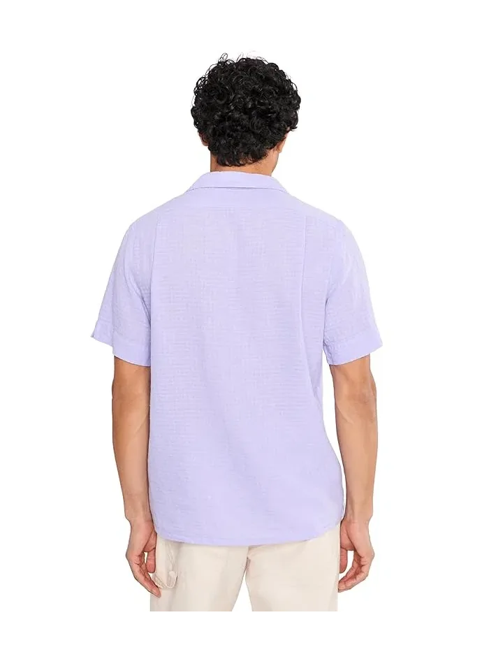 Рубашка льняная Classic Fit Linen-Blend Seersucker Shirt Polo Ralph Lauren — 4