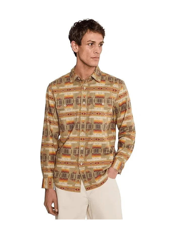 Рубашка повседневная твиловая Tanner Twill Pendleton — бежевый