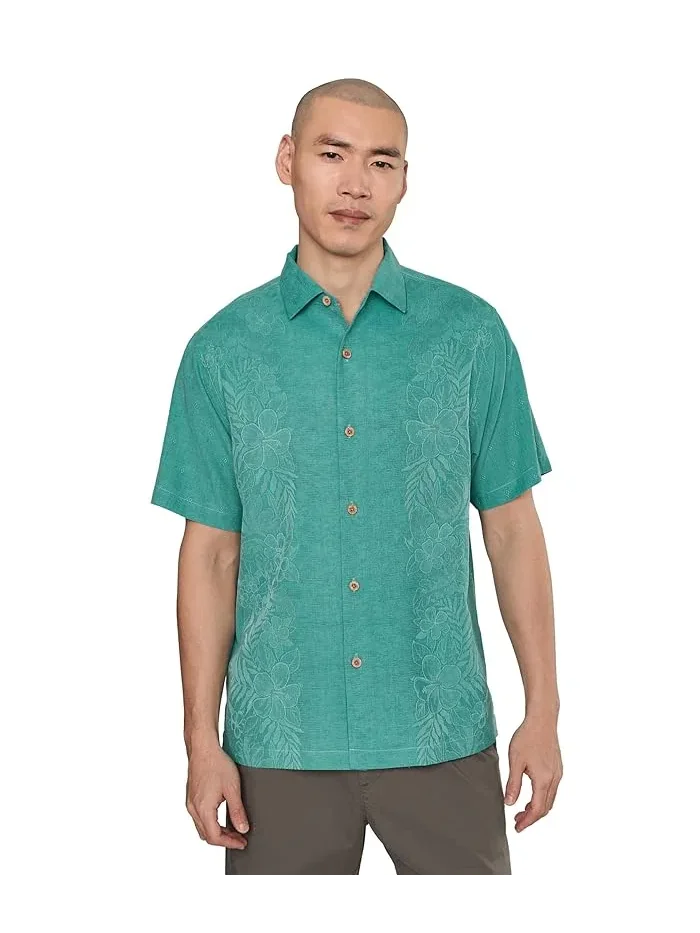 Рубашка camp silk jacquard Kona Luxe Border Tommy Bahama — 1