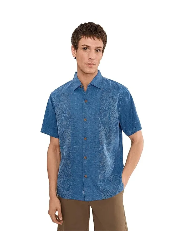 Рубашка кампи из жаккарда Kona Luxe Border Tommy Bahama — 1