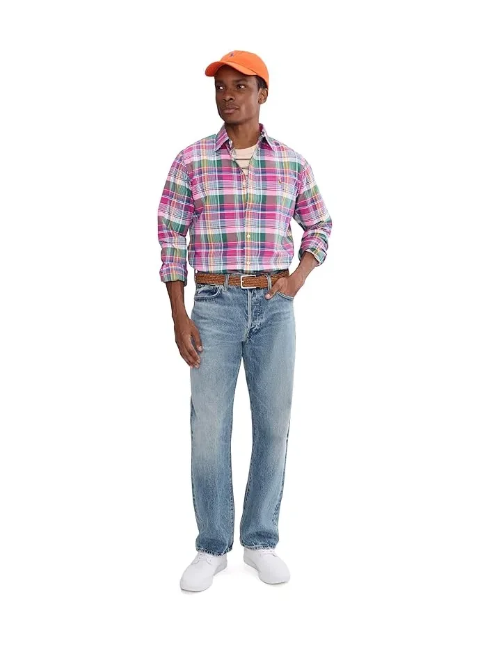 Рубашка Oxford в клетку Classic Fit Plaid Oxford Shirt Polo Ralph Lauren — 2