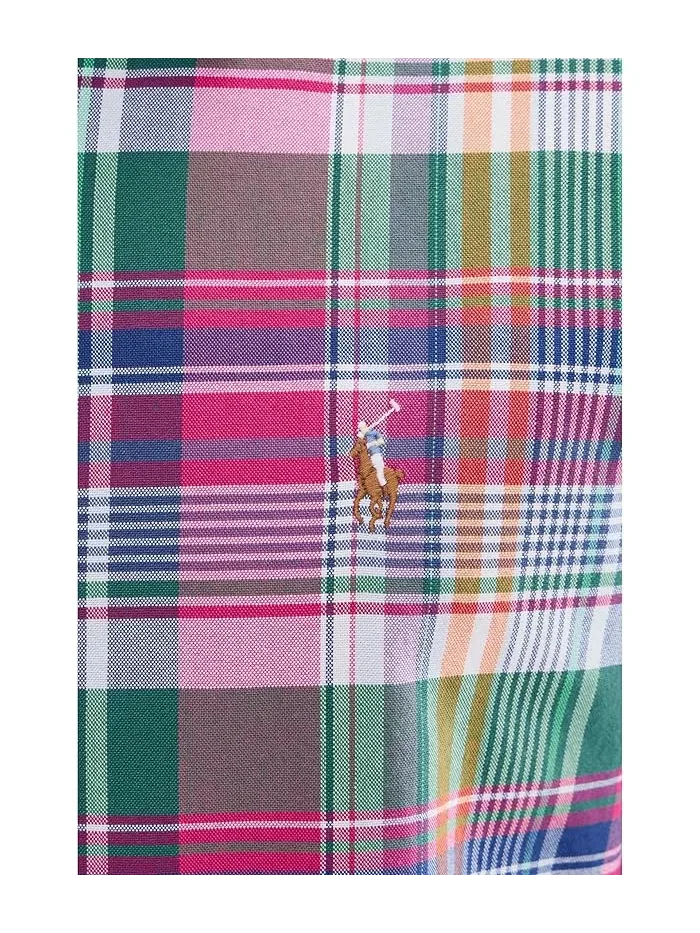 Рубашка Oxford в клетку Classic Fit Plaid Oxford Shirt Polo Ralph Lauren — 5