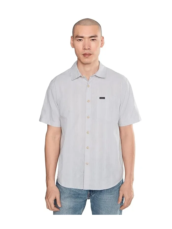 Рубашка повседневная Dobby Stripe Classic Woven Quiksilver, Micro Chip — 1