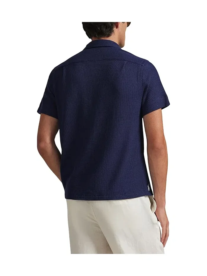 Рубашка кампи с вафельным переплетением хлопок и лен Polo Ralph Lauren — 3