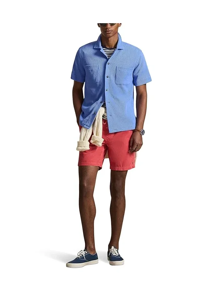 Рубашка Camp waffle-knit cotton linen Polo Ralph Lauren — 2