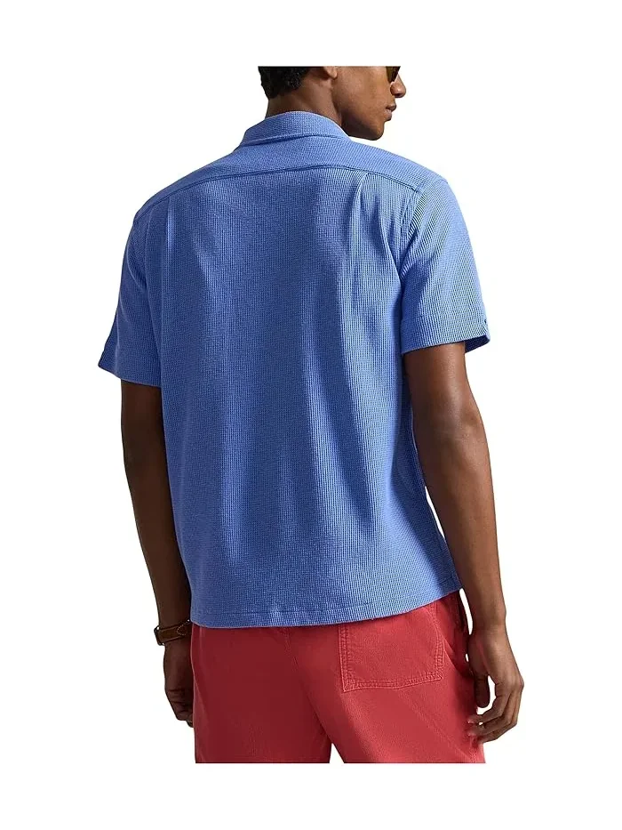 Рубашка Camp waffle-knit cotton linen Polo Ralph Lauren — 3