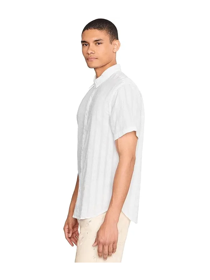 Рубашка с коротким рукавом хлопок Carson John Varvatos — 3
