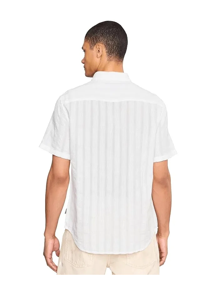 Рубашка с коротким рукавом хлопок Carson John Varvatos — 4