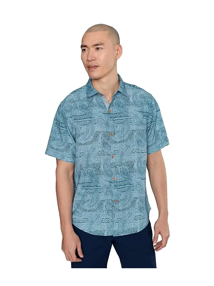 Рубашка с принтом Coastal Ease Azul Falls Tommy Bahama — 1