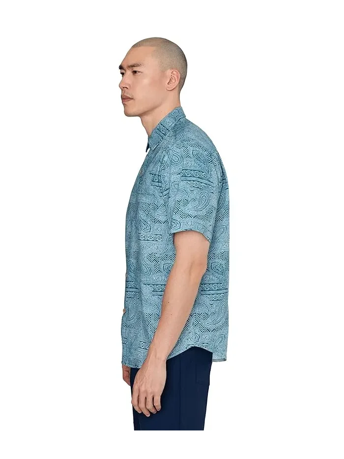 Рубашка с принтом Coastal Ease Azul Falls Tommy Bahama — 3