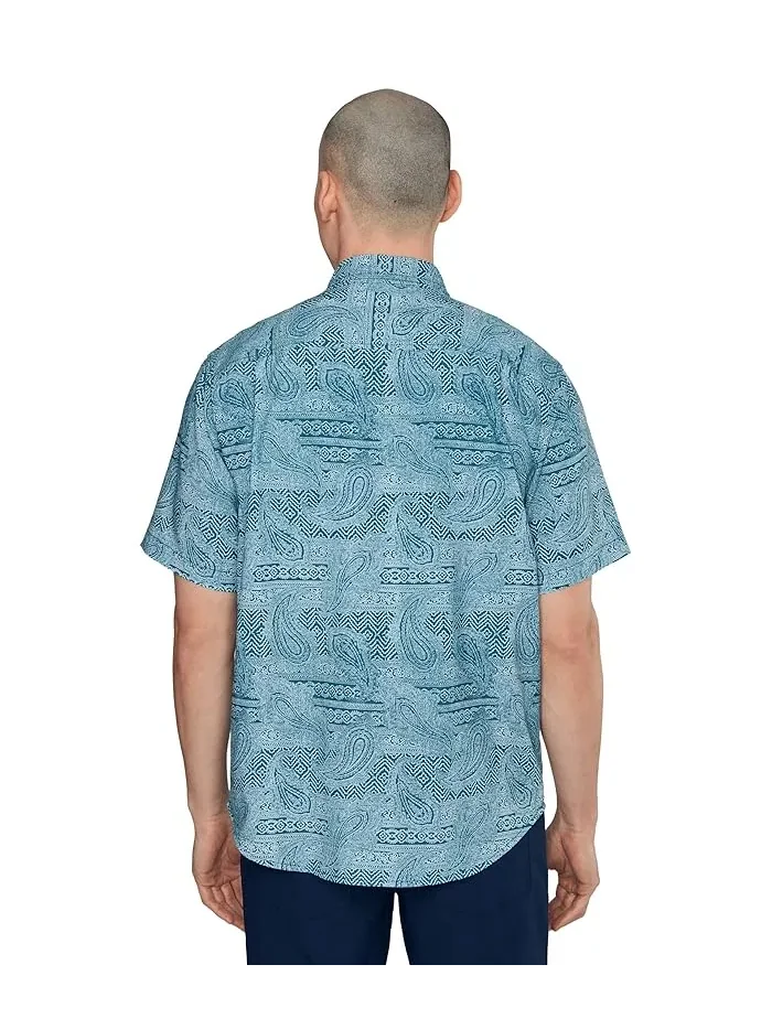 Рубашка с принтом Coastal Ease Azul Falls Tommy Bahama — 4